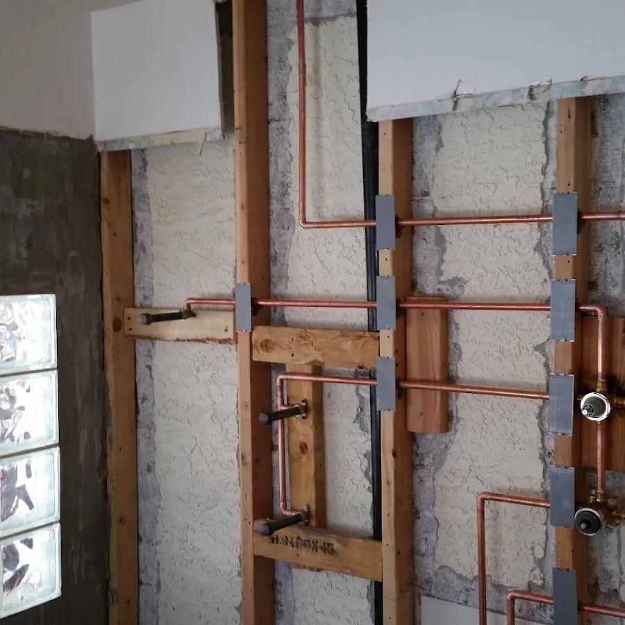 Copper pipe installation for Repiping in Breitung